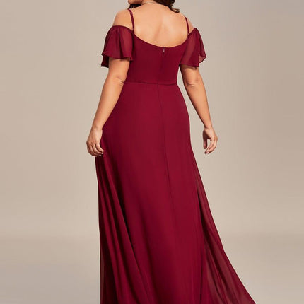 Saoirse | Cold-Shoulder Floor-Length Bridesmaid Dress