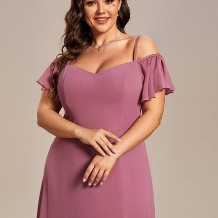 Saoirse | Cold-Shoulder Floor-Length Bridesmaid Dress