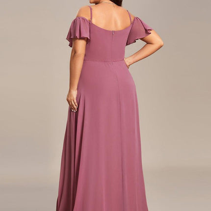 Saoirse | Cold-Shoulder Floor-Length Bridesmaid Dress