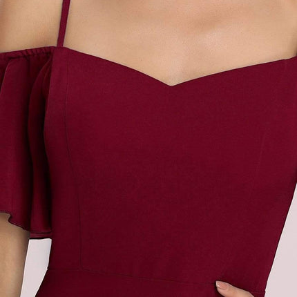 Saoirse | Cold-Shoulder Floor-Length Bridesmaid Dress