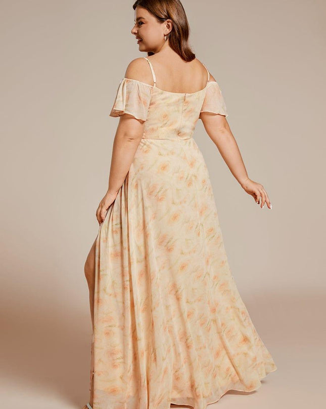 Saoirse | Cold-Shoulder Floor-Length Bridesmaid Dress