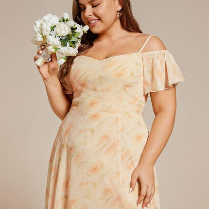 Saoirse | Cold-Shoulder Floor-Length Bridesmaid Dress