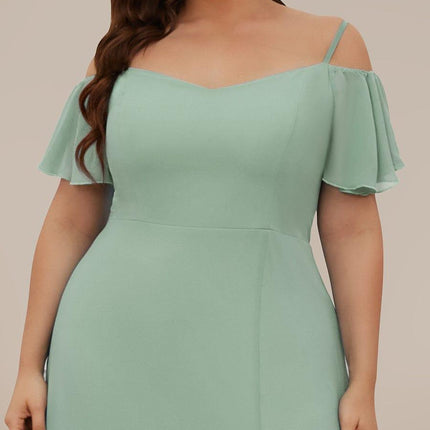Saoirse | Cold-Shoulder Floor-Length Bridesmaid Dress