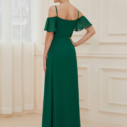 Saoirse | Cold-Shoulder Floor-Length Bridesmaid Dress