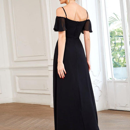 Saoirse | Cold-Shoulder Floor-Length Bridesmaid Dress