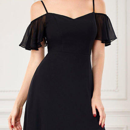 Saoirse | Cold-Shoulder Floor-Length Bridesmaid Dress