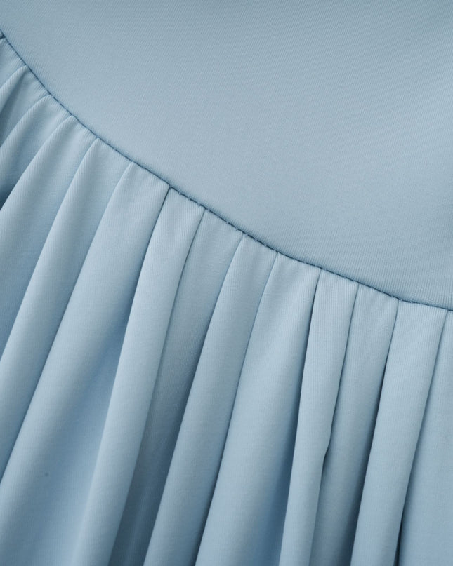 Shea | Asymmetrical Pleated Wedding Guest Maxi Dress