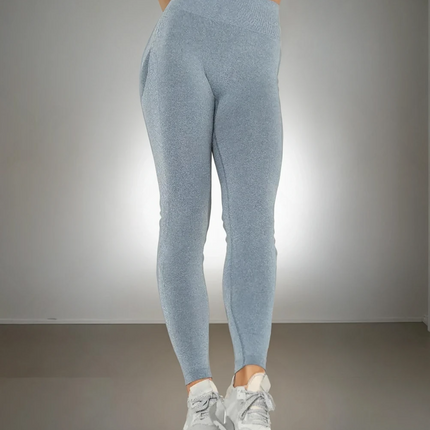Apex | Seamless Leggings – Sleek Support Meets Everyday Style - Light Slate Gray