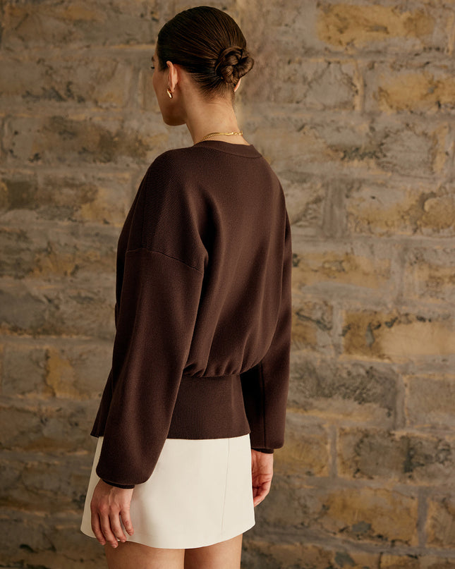 Sloane | Classic Fit Plain Button Cardigan