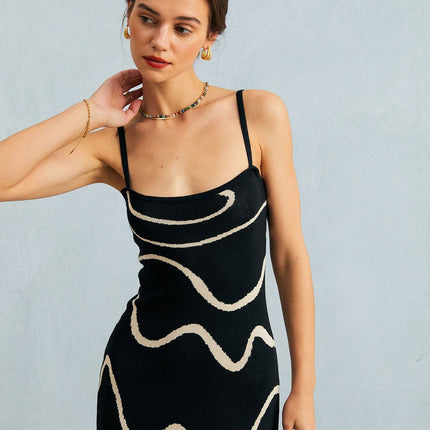 Sonia | Bodycon Sleeveless Wedding Guest Midi Dress