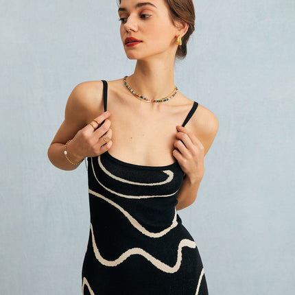 Sonia | Bodycon Sleeveless Wedding Guest Midi Dress