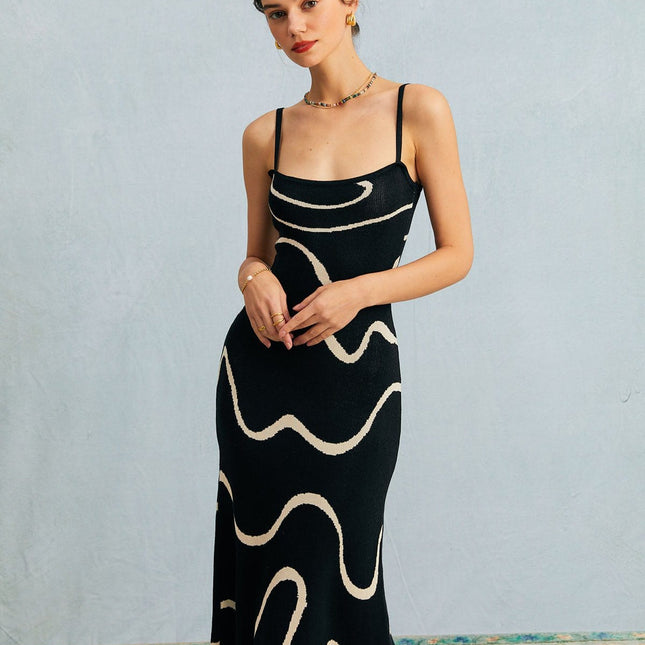 Sonia | Bodycon Sleeveless Wedding Guest Midi Dress