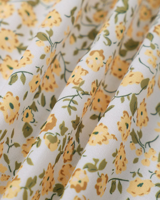 Sylvie | Floral Fit-and-Flare Summer Midi Dress