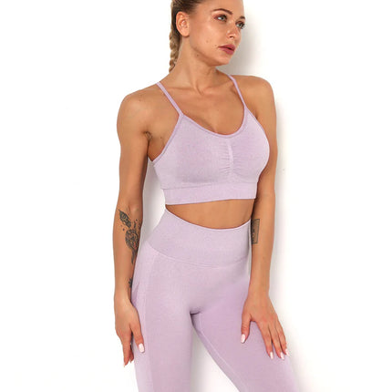 Apex | Seamless Sports Bra – Comfort & Style in Motion - Thistle