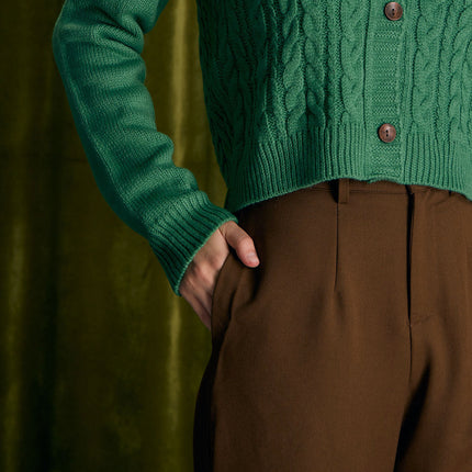 Veronica | High Waist Straight Fit Pants With Pockets