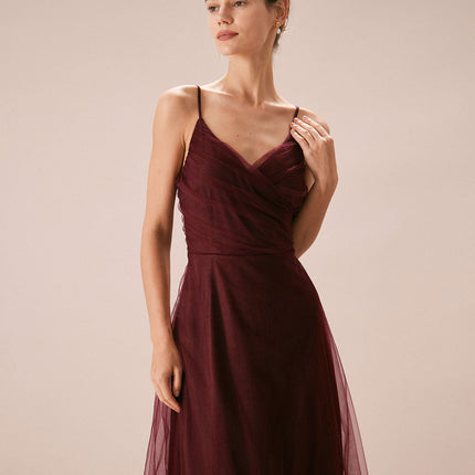 Victoria | V Neck Wrap Maxi Dress
