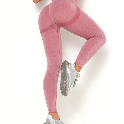 Apex | Seamless Leggings – Soft Elegance with Performance Comfort - Pale Violet Red