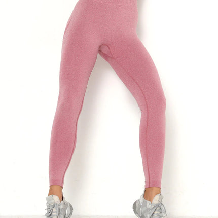 Apex | Seamless Leggings – Soft Elegance with Performance Comfort - Pale Violet Red