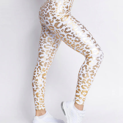 Lume | Leggings for Women with Metallic Leopard Print