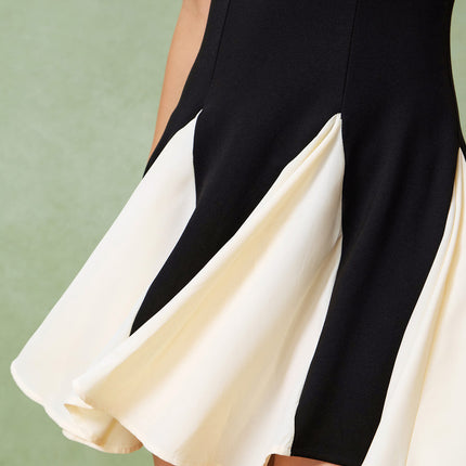 Whitney | Natural Waist A-Line Wedding Guest Mini Dress