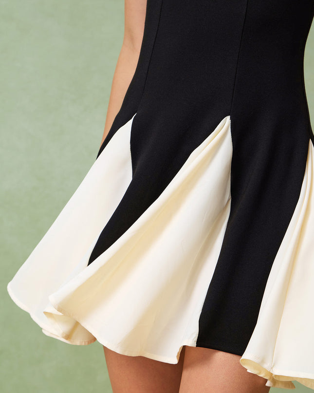 Whitney | Natural Waist A-Line Wedding Guest Mini Dress