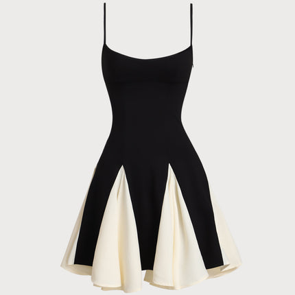 Whitney | Natural Waist A-Line Wedding Guest Mini Dress