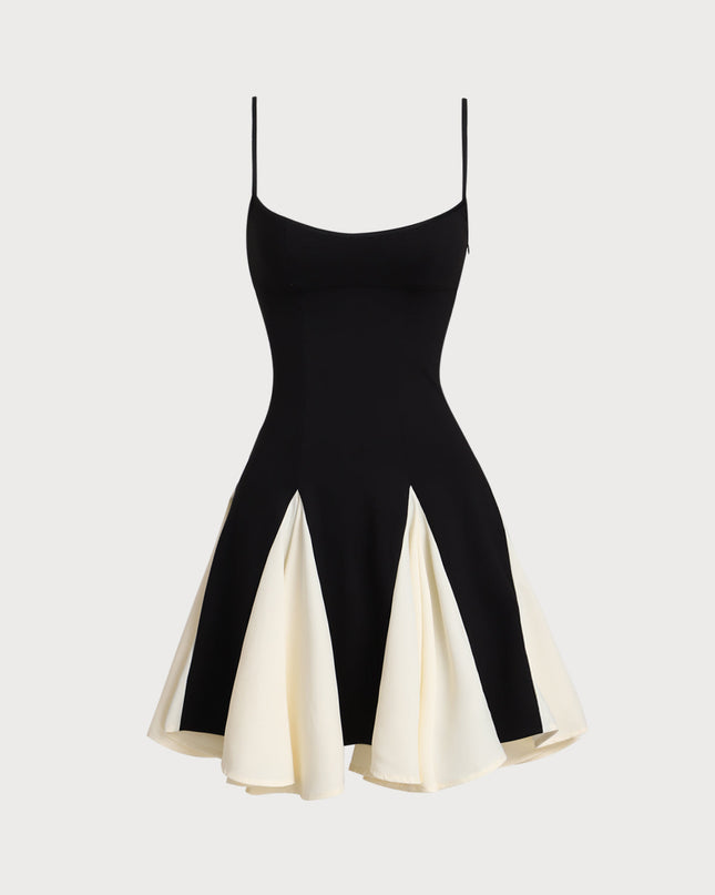 Whitney | Natural Waist A-Line Wedding Guest Mini Dress