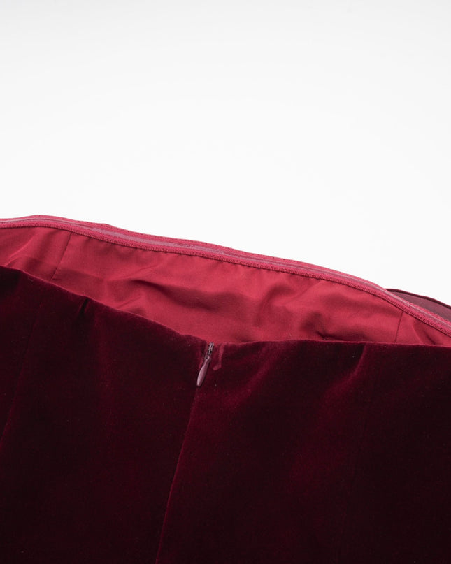 Ximena | Off Shoulder Velvet Floral Appliqué Maxi Dress